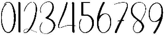 Stencil Handwriting Regular otf (400) Font OTHER CHARS