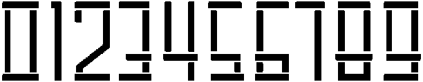 Stencil otf (400) Font OTHER CHARS