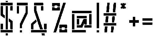 Stencil otf (400) Font OTHER CHARS