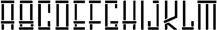 Stencil otf (400) Font UPPERCASE