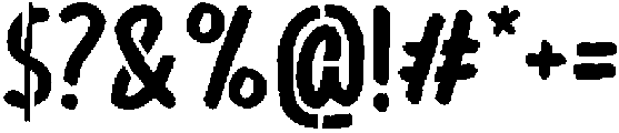 Stencilan otf (400) Font OTHER CHARS