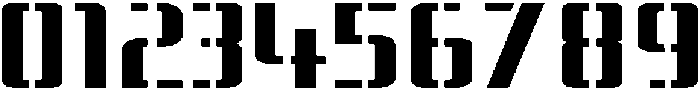 Stencraft Regular otf (400) Font OTHER CHARS