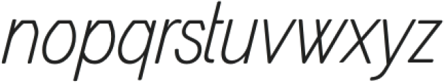 Stepelo Italic otf (400) Font LOWERCASE