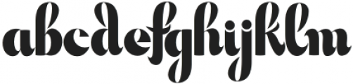 Stepford-Regular otf (400) Font LOWERCASE