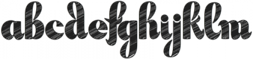 StepfordSketch-Regular otf (400) Font LOWERCASE