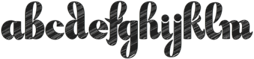 StepfordSketch-Sketch otf (400) Font LOWERCASE