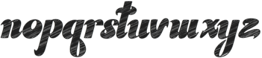 StepfordSketchItalic-SketchIt otf (400) Font LOWERCASE