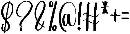 Stephany Regular otf (400) Font OTHER CHARS