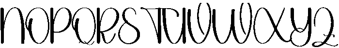Stephany Regular otf (400) Font UPPERCASE