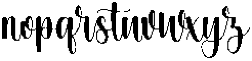 Stephany otf (400) Font LOWERCASE