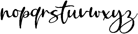 Stephany otf (400) Font LOWERCASE