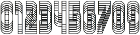 Stereovario Outline otf (400) Font OTHER CHARS