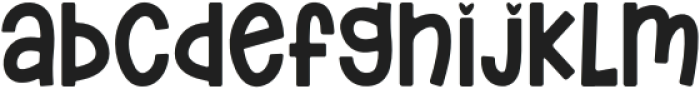 Sticker-Regular otf (400) Font LOWERCASE