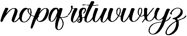 Stickers Regular otf (400) Font LOWERCASE