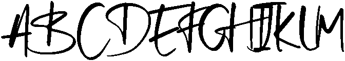 Sticky Note otf (400) Font UPPERCASE