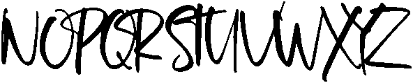 Sticky Note otf (400) Font UPPERCASE