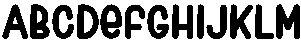 Sticky Price Regular otf (400) Font UPPERCASE