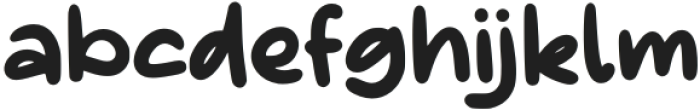 Sticky Written Regular otf (400) Font LOWERCASE