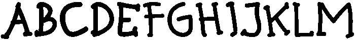 Sticky otf (400) Font UPPERCASE