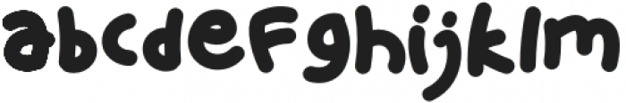 StickyBold-Regular otf (700) Font LOWERCASE