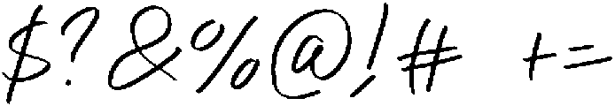 StickyNotesFont Regular otf (400) Font OTHER CHARS