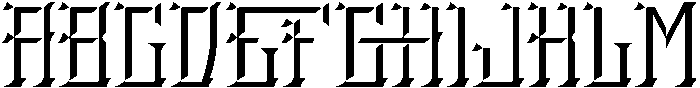 Stiger Bevel otf (400) Font UPPERCASE