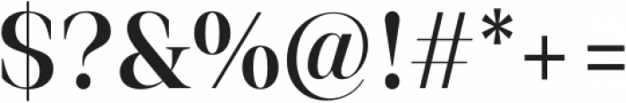 Stigsa Display Bold Semi Condensed otf (700) Font OTHER CHARS