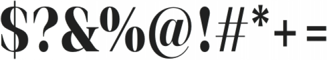 Stigsa Display Heavy Condensed otf (800) Font OTHER CHARS