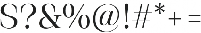 Stigsa Display Semi Condensed otf (400) Font OTHER CHARS