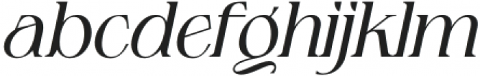 Stilora-Italic otf (400) Font LOWERCASE
