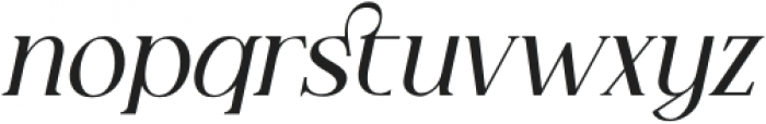 Stilora-Italic otf (400) Font LOWERCASE