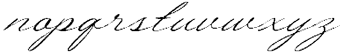 Stindle Script otf (400) Font LOWERCASE