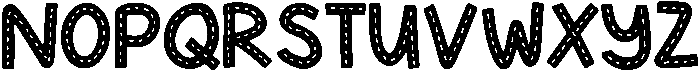 Stitch Regular otf (400) Font UPPERCASE