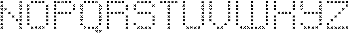Stitch Regular otf (400) Font UPPERCASE