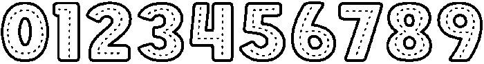 Stitch Regular otf (400) Font OTHER CHARS