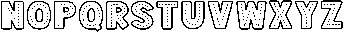 Stitch Regular otf (400) Font UPPERCASE