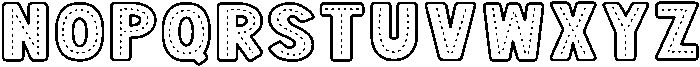Stitch Regular otf (400) Font LOWERCASE