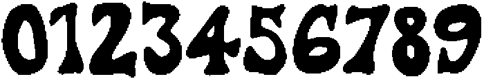 Stitched Horror Regular otf (400) Font OTHER CHARS
