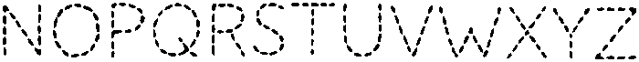 Stitchy Regular otf (400) Font UPPERCASE