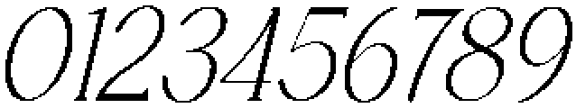 Stivra Light Italic otf (300) Font OTHER CHARS