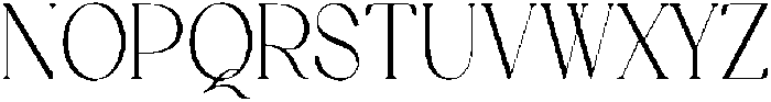 Stivra Light otf (300) Font UPPERCASE
