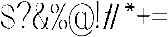 Stivra Regular otf (400) Font OTHER CHARS