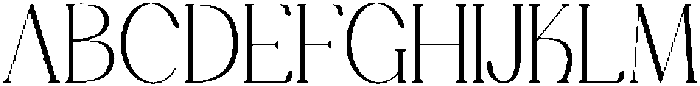 Stivra Regular otf (400) Font UPPERCASE