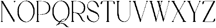 Stivra Regular otf (400) Font UPPERCASE