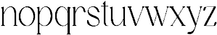 Stivra Regular otf (400) Font LOWERCASE