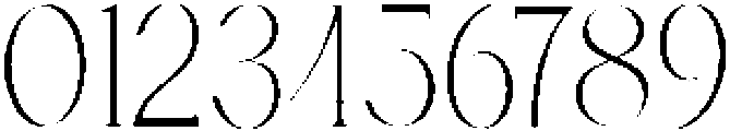 Stivra Thin otf (100) Font OTHER CHARS