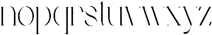 Stivra Thin otf (100) Font LOWERCASE