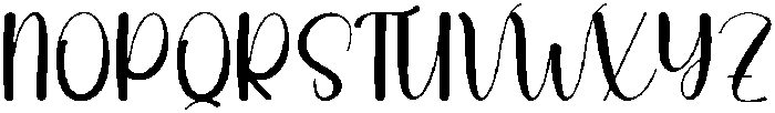 Stocking Charming Regular otf (400) Font UPPERCASE