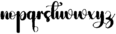 Stocking Charming Regular otf (400) Font LOWERCASE