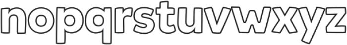 Stocklisme Uproad Outline ttf (400) Font LOWERCASE